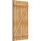 Ekena Millwork Joined Board-n-Batten Shutters w/Z-Bar, Rough Sawn Western Red Cedar, 26 7/8W x 48H, PR RBJ06Z26X048RWR - alternate 5